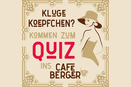 Veranstaltungen im Cafe Berger
